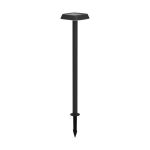 Eglo Jordspyd Lys Dreoli Solar Sort 8W 1030lm - 830 Varm Hvid | IP65 - Bevægelsessensor
