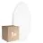 Fordelspakke 5x Ledvance LED væglampe Surface CIRCULAR 500 PS Stål Hvid 42W 3500lm - 840 kold hvid | IP44