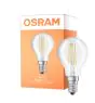 Osram Parathom Classic LED E14 Kugle Filament Klar 4W 470lm - 827/840 Ekstra Varm Hvid / Kold Hvid | Relax og Active - Erstatter 40W