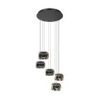 Eglo Pendel Lampe Hortunas Stål Sort 5.8W 690lm - 830 Varm Hvid | IP20 - Dæmpbar 